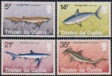 TRISTAN DA CUHNA - 1982 - RECHINI, Fauna, Nestampilat