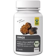 Supliment Alimentar Chaga Bio 400mg 80cps Raab Cod: 4019839830302 foto