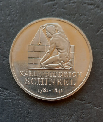 Moneda de argint- 10 Euro 2006 &amp;quot;K.F. Schinkel&amp;quot;, Germania - G 3402 foto