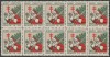 1930 SUA - Bloc de10 vignete de Craciun + Campanie Anti Tuberculoza, TBC, Medical, Nestampilat