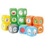 Set 15 Cuburi cu povesti Story Cubes cu ghid pedagogic si suport audio in limba romana