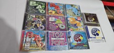 CD MUZICA LOT 11 BUCATI CU CD-URI DUBLE ! BRAVO HITS , THE DOME, TOP OF THE POPS.