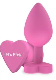 Dop Anal Let&#039;s Fuck, Silicon, Roz, 8.5 cm