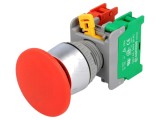 Comutator Apăsare 22mm 1NC 1NO