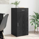 vidaXL Bufet cu sertar Stejar negru 45 x 42,5 x 93 cm Lemn compozit 883149