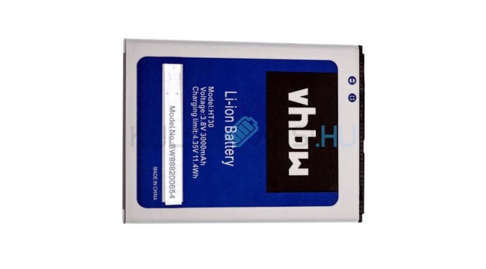 Baterie de telefon mobil VHBW HomTom HT30, HT30 Pro - 3000mAh, 3.8V, Li-ion
