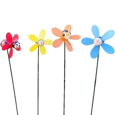Set 4 Figurine, Decoratiuni de Gradina, Tip Morisca de Vant, Model Insecte, 57 x 12 cm, Multicolor