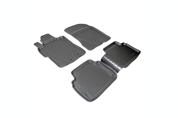 SET COVORASE AUTO CAUCIUC FIT HONDA CIVIC VIII FD1 (2006-2012) (4 PORTIERE) - 5 PCS