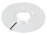 Disc Indicator Policarbonat Transparent Negru