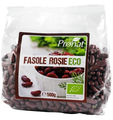 Fasole Rosie Bio 500gr Pronat foto