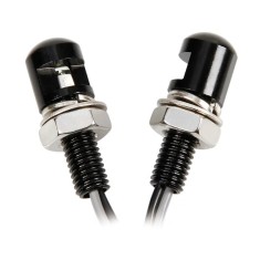 Suruburi M8 cu lumina LED albastru 2buc - Negru Garage AutoRide