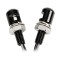 Suruburi M8 cu lumina LED albastru 2buc - Negru Garage AutoRide