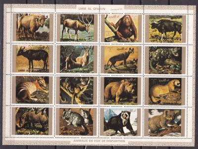 Umm al Qiwain 1972 fauna MI 1530-1545 kleib. w70 foto