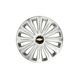 Set 4 capace roti Cu Inel Cromat Trend R15 Compatibil Cu Chevrolet