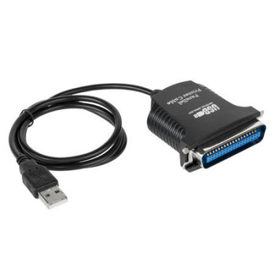 Cablu USB la Paralel LPT tata Centronics 36 pini 0.8m Cabletech foto