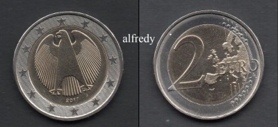 GERMANIA 2 euro, 2017 J foto