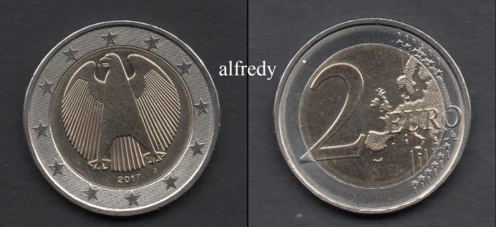 GERMANIA 2 euro, 2017 J