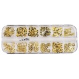 Cumpara ieftin Strasuri Unghii LUXORISE, Winter Brilliance, 12 modele