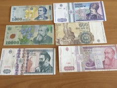 Lot bancnote romanesti