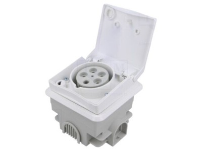 Conector alimentare AC trifazat 16A 415VAC IP44 PCE foto