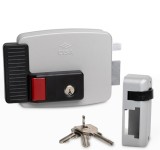 CISA 11731-60-1N7 - yala electrica aplicata 12V AC, cu buton, backset reglabil 50-80 mm
