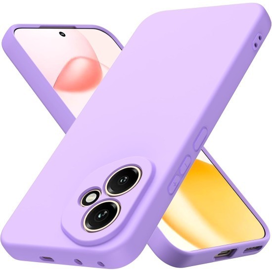 Husa Soft Touch, slim, ALC Mobile, anti soc, compatibila cu Honor 400 5G, Lila Tpu