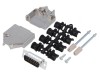 Mufă D-Sub 15 Pin Tată pentru Lipire pe Cablu - Set Complet, MH CONNECTORS