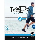 Tempo Deutsch 2 - Kursbuch A2 - CD mell&eacute;klettel + let&ouml;lthető hanganyaggal - D&ouml;mők Szilvia