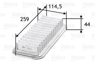 VALEO 585059 Filtru aer foto