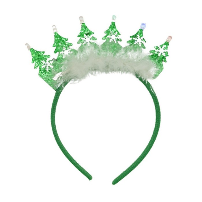 Bentita/cerc de craciun, unisize, verde