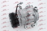 Compresor AC Suzuki SX4 S-Cross 20, Vitara 20; motor 1.0 Boosterjet, tip Denso 10SRE13C, diametru fulie 100mm, 4 nervuri, iesire 15,5mm, intrare