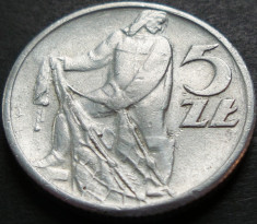 Moneda 5 ZLOTI - POLONIA, anul 1959 * cod 4579 A foto