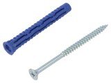 Diblu pin cu șurub 8x65mm, oțel, 50buc, 4ALL