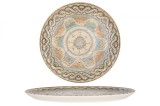 Rinart Farfurie cu pizza - Celest - Por&Aring;&pound;elan - 32 cm - set de 2