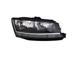 Far Skoda Fabia, 07.2018-, montare fata, dreapta, cu lumini de zi tip LED; H7+H7+LED+PWY24W; electric; cu motor; halogen, TYC