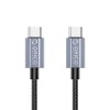 Cablu USB Orico GQA100-15-BK 100W USB Type-C - USB Type-C 1.5m negru textil