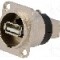 Conector {{Tip conector}}, colier (2 orificii), orificiu pentru &amp;#351;urub conic, pt. montare pe panou, CLIFF - CP30110