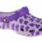 Papuci flip-flop Crocs Classic Easy Icon Clog K 207599-530 violet