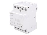 Contactor 4-polar pentru instalații 40A 24VAC, 24VDC NO x4