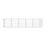 Poarta de pasune Kerbl, reglabila 500-600x110 cm, galvanizata, pentru delimitare zone, robusta