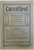 LUCEAFARUL - REVISTA PENTRU LITERATURA , ARTA SI STIINTA , ANUL XII , NR. 1 SIBIU , NR. , IANUARIE , 1913