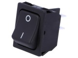 Rocker DPST 2 ON-OFF 10A/250VAC Negru Fără R13-177-AC
