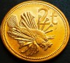 Moneda 2 TOEA - PAPUA NOUA GUINEE, anul 2002 *cod 5017 B = UNC, Australia si Oceania