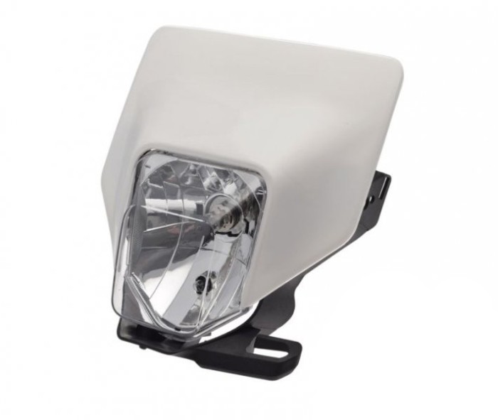 Carena cu far, Enduro, culoare alb Cod Produs: MX_NEW AW2361
