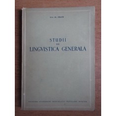 Al. Graur - Studii de lingvistica generala