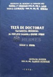 TEZA DE DOCTORAT TRATAMENTUL CHIRURGICAL AL NEOPLAZIEI MALIGNE A COLULUI UTERIN - 1972 - Chiriac S. Mircea (#C17)