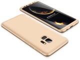 Husa Samsung Galaxy A8 2018, FullBody MyStyle Gold, acoperire completa 360 grade cu folie de protectie gratis