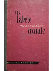 Tabele matematice uzuale (Editia: 1969) foto