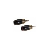 2 x conector RCA M cu fanta oblica de 8 ori, lipibil lungime: 26,5 mm Audio System CarStore Technology, Oem