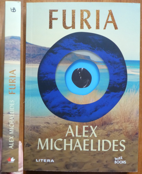 Alex Michaelides, Furia, 2024, cu autograful autorului